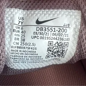 NEW NIKE Crater Impact Light Violet Pink Glaze Shoe Size 8.5 / 7Y #B1250 thumbnail 10