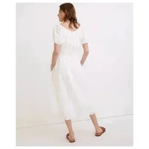 Madewell Women's Sophia Midi Dress in Seersucker Check size XS #1830 thumbnail 2
