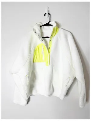 New Free People Hit the slopes pullover Colorblock Fleece jacket Small thumbnail 3
