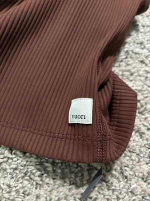 Vuori Rib Cropped Tank Top size XS thumbnail 4