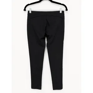 Theory‎ Pants Women S Black Quinina Rave Seamed Ponte Knit Slim Minimalist thumbnail 2