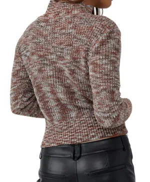 Free People Sweater Knit Mockneck Size L thumbnail 4