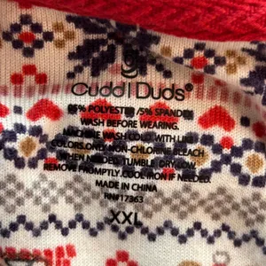 Cuddl Duds Pajama Set Cream XXL‎ thumbnail 8