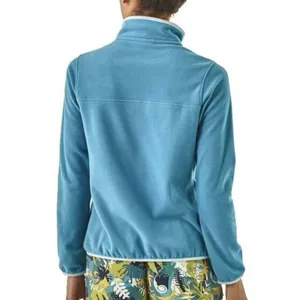 Patagonia Womens Aqua Blue Micro D Snap-T Pullover Fleece SMALL Outdoor Gorpcore thumbnail 2