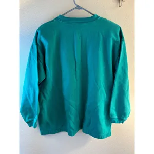 Vintage Gitano Teal Green Geometric Graphic Sweatshirt Cotton Small thumbnail 3