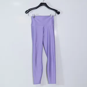 Alo Yoga Women's High Rise Full Length Athletic Work Out Leggings Purple XS thumbnail 1