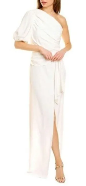 Amanda Uprichard Bexley Maxi Dress One Shoulder Long Evening‎ Gown Sz M thumbnail 1