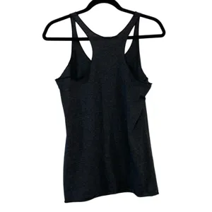 Hotbody Threads First Yoga Then Stuff Racerback Tank Medium‎ Black thumbnail 2