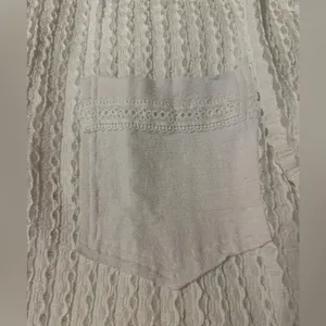 POL Ivory Her Kind Eyelets Crochet Eyelet Top - NWOT - Size L thumbnail 6