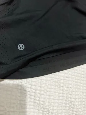 Lululemon black sleeveless tank size 6 thumbnail 3