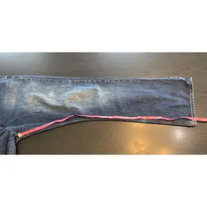Abercrombie & Fitch Button Fly Jeans Women's 33x31 Blue Denim Wide Leg‎ USA VTG thumbnail 14