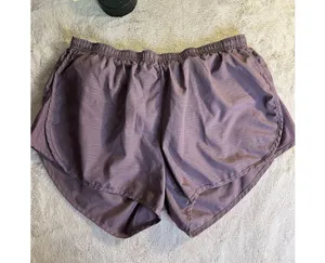 Nike Women's Dri-FIT Running Shorts Purple Size L Athletic Activewear thumbnail 1