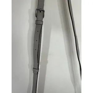 Vince Camuto Grey‎ Pebbled Leather Crossbody Bag Ring Detail Adjustable Strap thumbnail 5