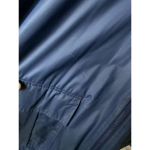Vintage David Taylor Hooded Raincoat Navy Granola Plaid Lined‎ Warm Cozy Preppy thumbnail 11