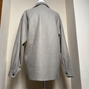 Princess Polly Beige Cream Harry Oversized Jacket Press Button Capsule‎ XS/S thumbnail 2