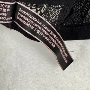 Victoria's Secret Very Sexy Black‎ Floral Lace High Neck Bralette Small thumbnail 7