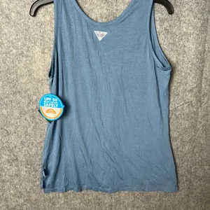 Columbia Women's Size Medium Blue Sleeveless slacks water‎ knit Tank Top thumbnail 6