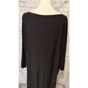 NWT Lane Bryant black shift dress Exposed 1/2 Zipper Plus Size 22/24 thumbnail 5