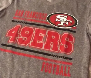 National Football League San Francisco 49ers grey athletic shirt thumbnail 3