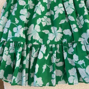 AMUR Martine Mini Dress, Green/White Floral, Size 10, NWT thumbnail 6