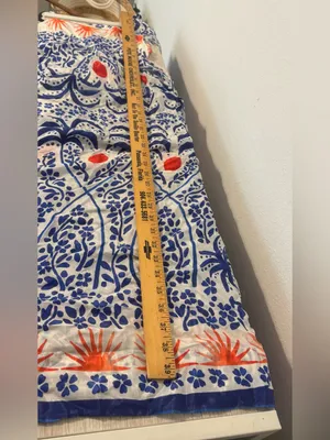 Farm Rio Afternoon Breeze Midi Dress Kaftan Square Neck Boho Beachy Vacation XS thumbnail 8