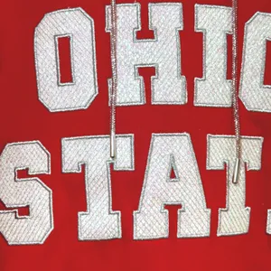 Colosseum Ohio State Buckeyes Womens S Rhinestone Drawstring Bling Hoodie NWT‎ thumbnail 2