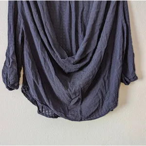 Kimchi Blue Urban Outfitters Blue Lightweight Slouchy Pullover Blouse Size XS thumbnail 4