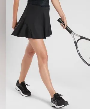 Athleta Match Point Skort in Black thumbnail 1