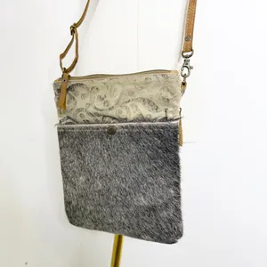 Myra Bag Hair-On Hide Crossbody Bag Western Boho Cowhide thumbnail 2