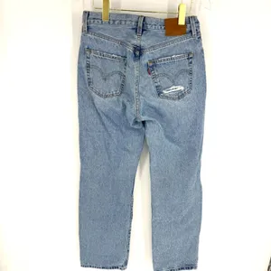 Levi's 501 Button Fly‎ Straight Leg Distressed Non-stretch Cotton Denim 27 thumbnail 3