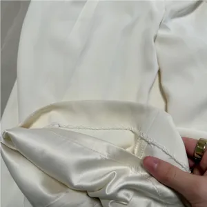 Meshki Suiting Wide Leg Pant - Ivory thumbnail 6
