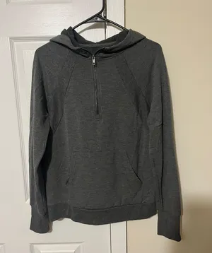 Target Gray Quarter Zip Sweatshirt thumbnail 1