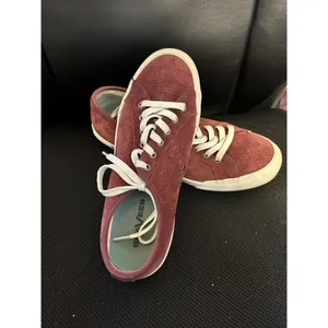 Seavees Shoes Sneaker Womens Sz 8.5 Monterey Varsity Red‎ Suede Perforated thumbnail 5