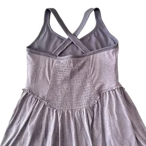 FP Movement Free People Smockin‎ Hot Dress Exercise Dress Graphite Purple NWT thumbnail 3