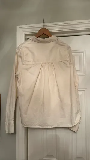 Free People Denim White Button Down  thumbnail 2