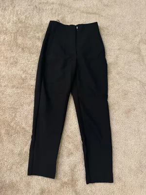 ZARA High-Rise Black Dress Pants thumbnail 1