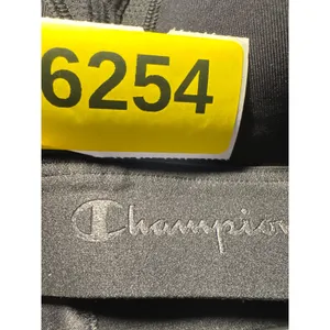 Champion The Curvy Sports Bra Black Moderate Support Racerback B9373 XL New thumbnail 6