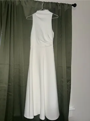 Showpo White High Neck Sleeveless Maxi Dress thumbnail 3