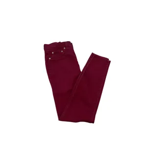 Aeropostale Womens Burgundy Skinny Jeans Maroon Stretch Denim Pants Size 4/27R thumbnail 5