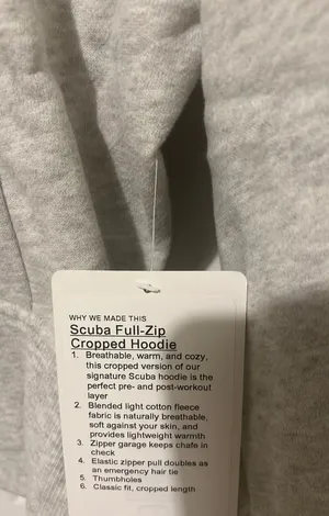 Lululemon Scuba Full-Zip Hoodie Gray thumbnail 4