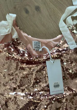 Cake for dinner sequin top Pink Size XS thumbnail 2