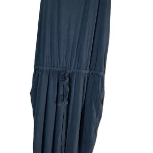 Aerie Jumpsuit Womens Size M Black Sleeveless Racerback Drawstring Waist Casual‎ thumbnail 3