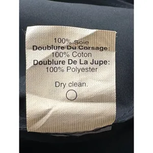 J.Crew Arabelle Strapless‎ Silk Chiffon Dress Navy Blue Size 4 Ruched Cocktail thumbnail 8