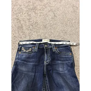 Big Star Womens Jeans‎ Maggie Boot Size 26R Low Rise Denim Pants Embroidered thumbnail 7