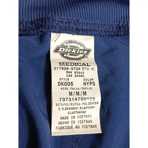Dickies Women’s Scrub Pants Blue Straight Leg Medical Uniform Nurse Size M thumbnail 5