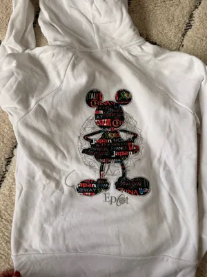 Disney Epcot Zip up hoodie thumbnail 2