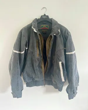 Anchor Blue Bomber Jacket thumbnail 2