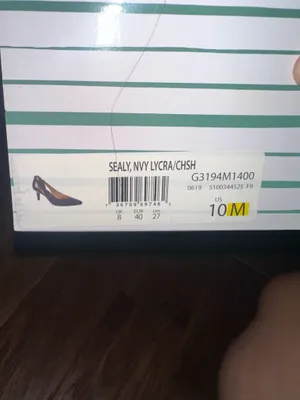 Abella Black sparkly heels Size 10 thumbnail 2