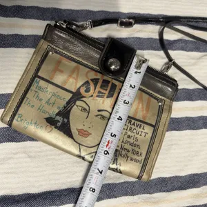 Brighton Fashionista Travel Circuit Organizer Crossbody Wallet Purse Rare thumbnail 13