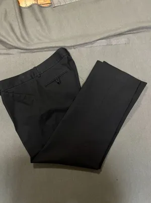 Theory Women's Black Cotton Blend Slim Straight Dress Pants Size 8 thumbnail 7